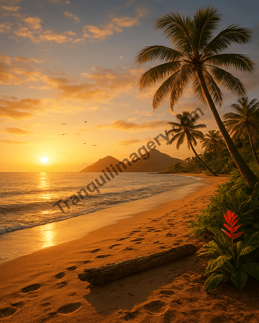 Tropical Shoreline (2 Sizes)